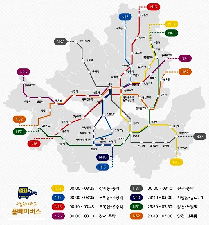 [韓国ソーシャルイノベーション事情] SNSとビッグデータから生まれたソウル市「深夜バス」